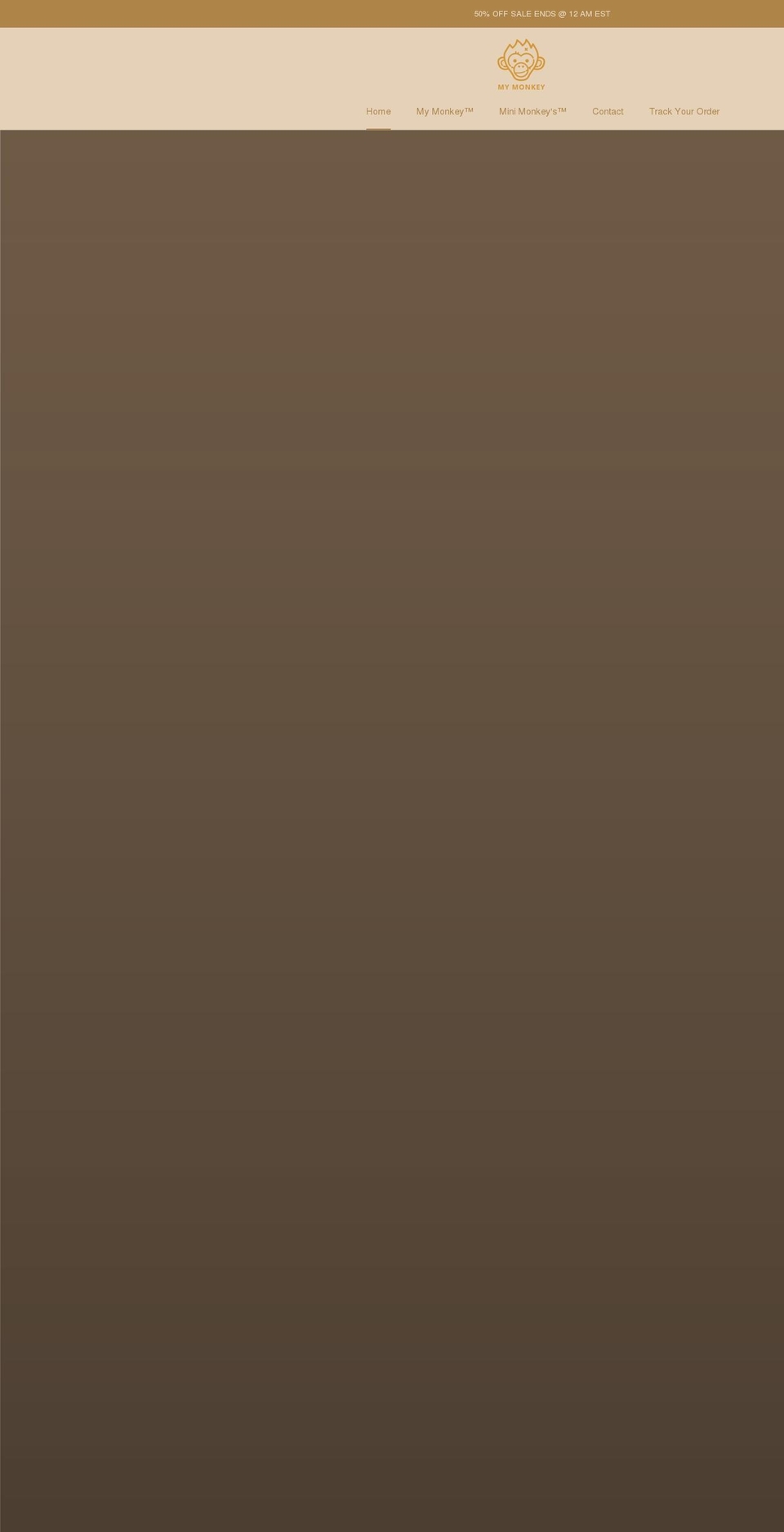 my-monkey.com shopify website screenshot