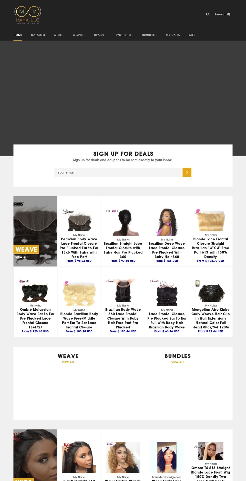 my-naha.com — Shopify storefront screenshot