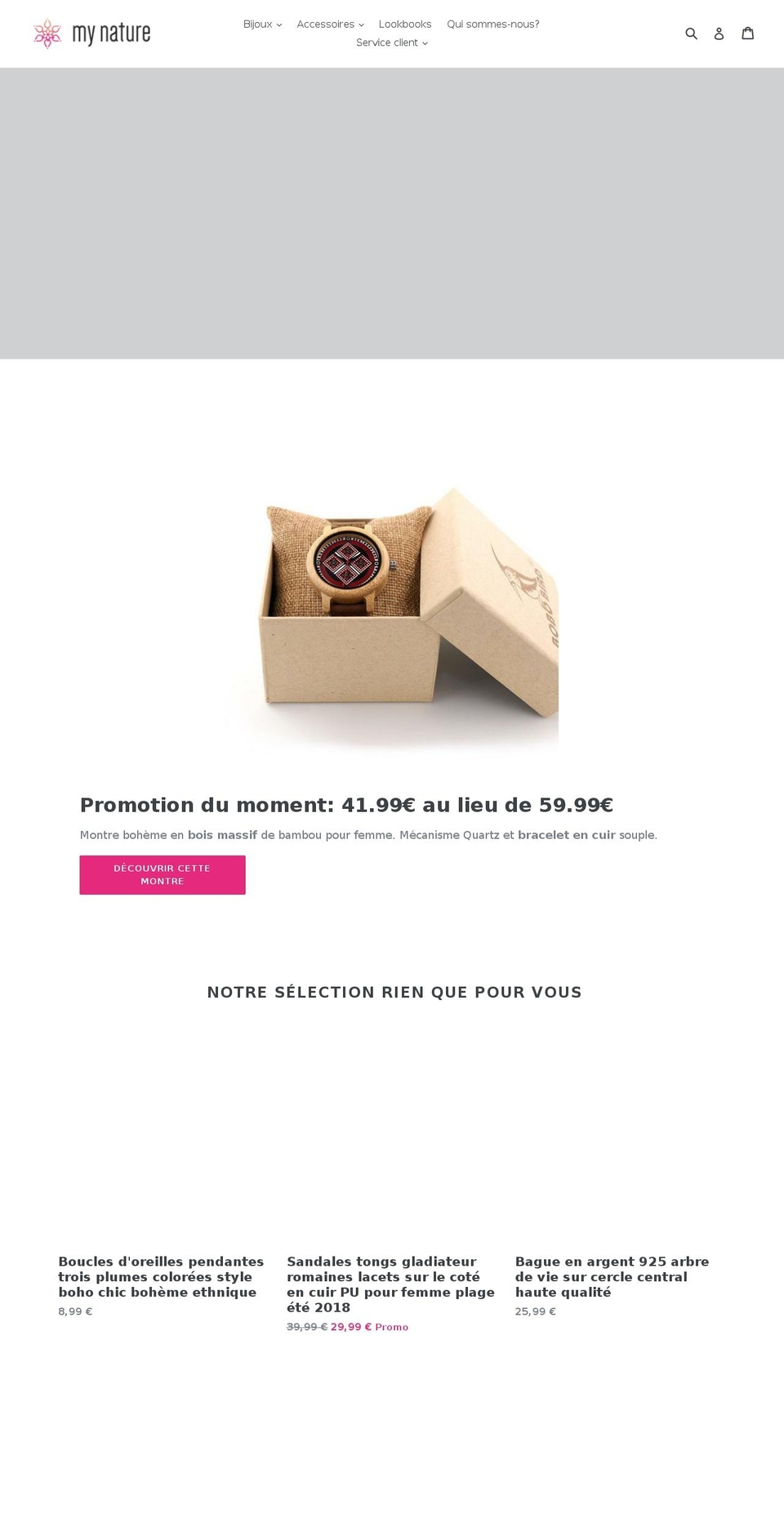 my-nature.com — Shopify storefront screenshot