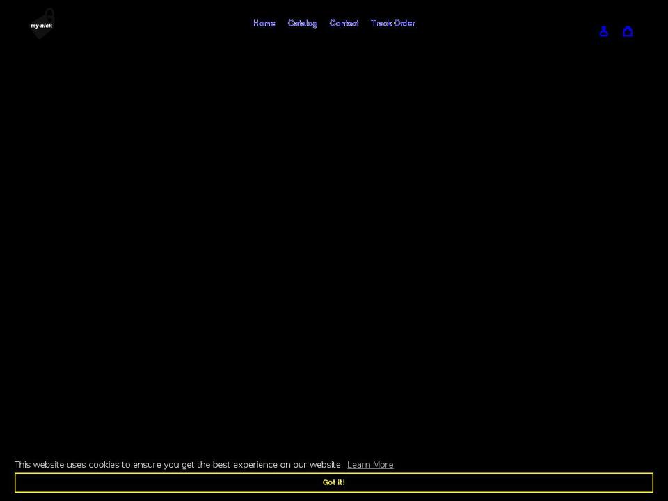 my-nick.com shopify website screenshot