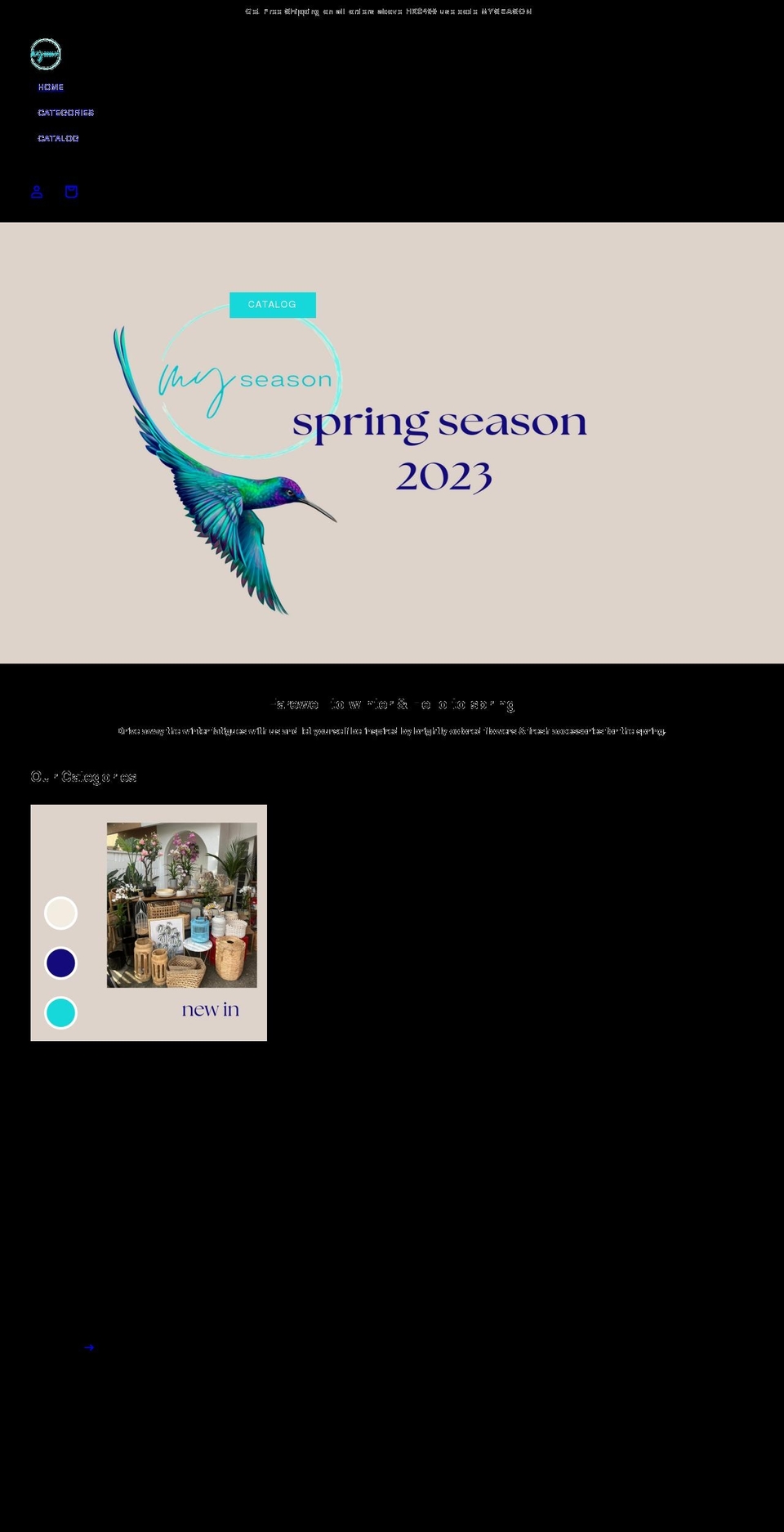 my-season.com shopify website screenshot