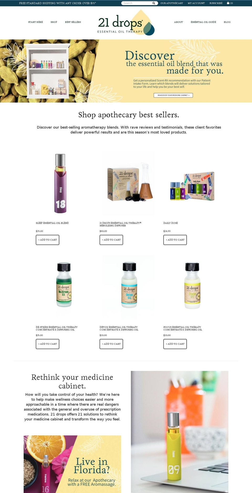 my21drops.com shopify website screenshot