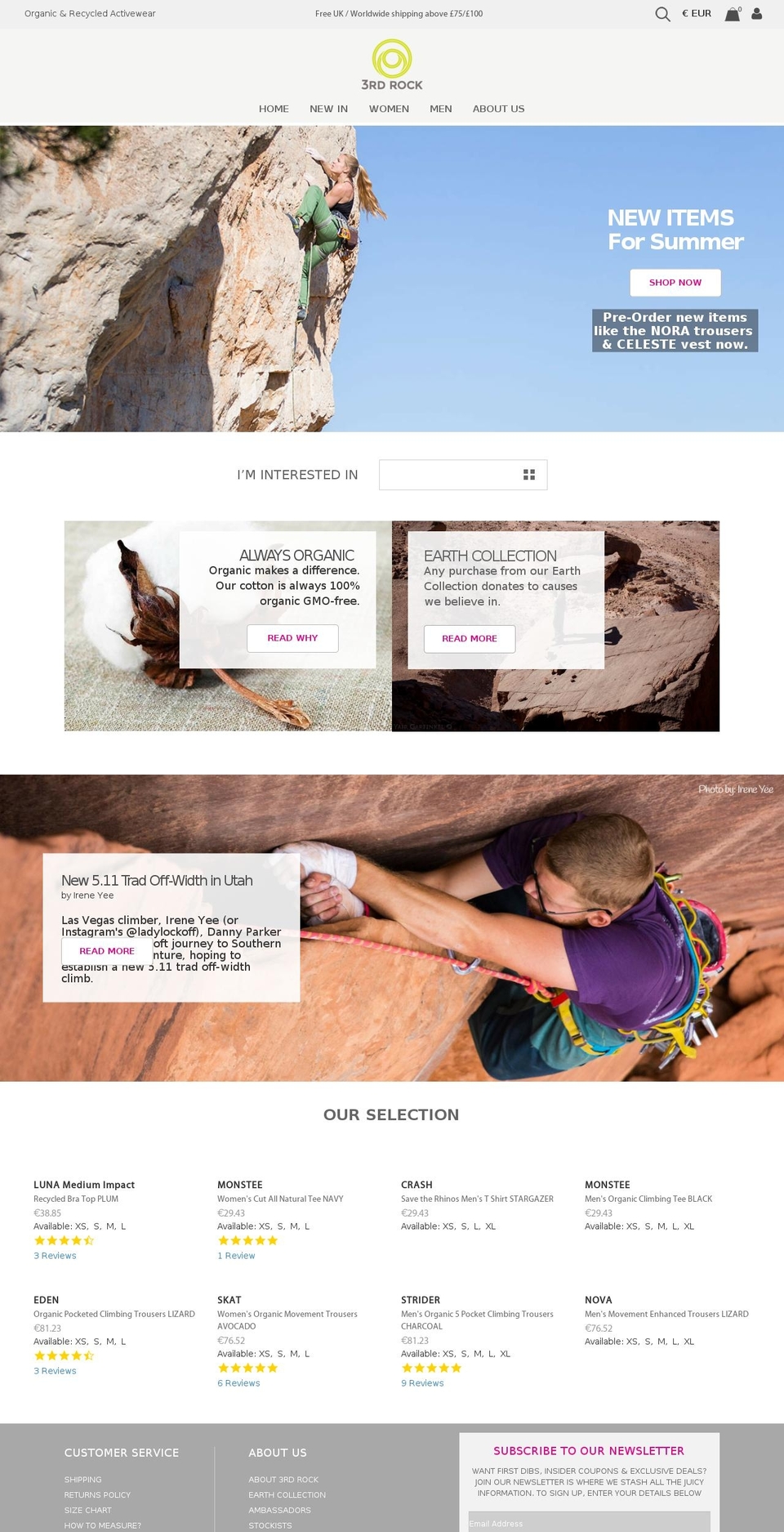 my3rdrock.com shopify website screenshot
