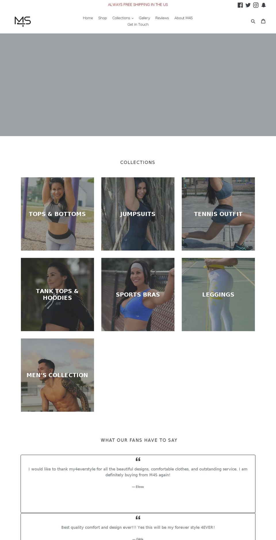my4everstyle.com — Shopify storefront screenshot