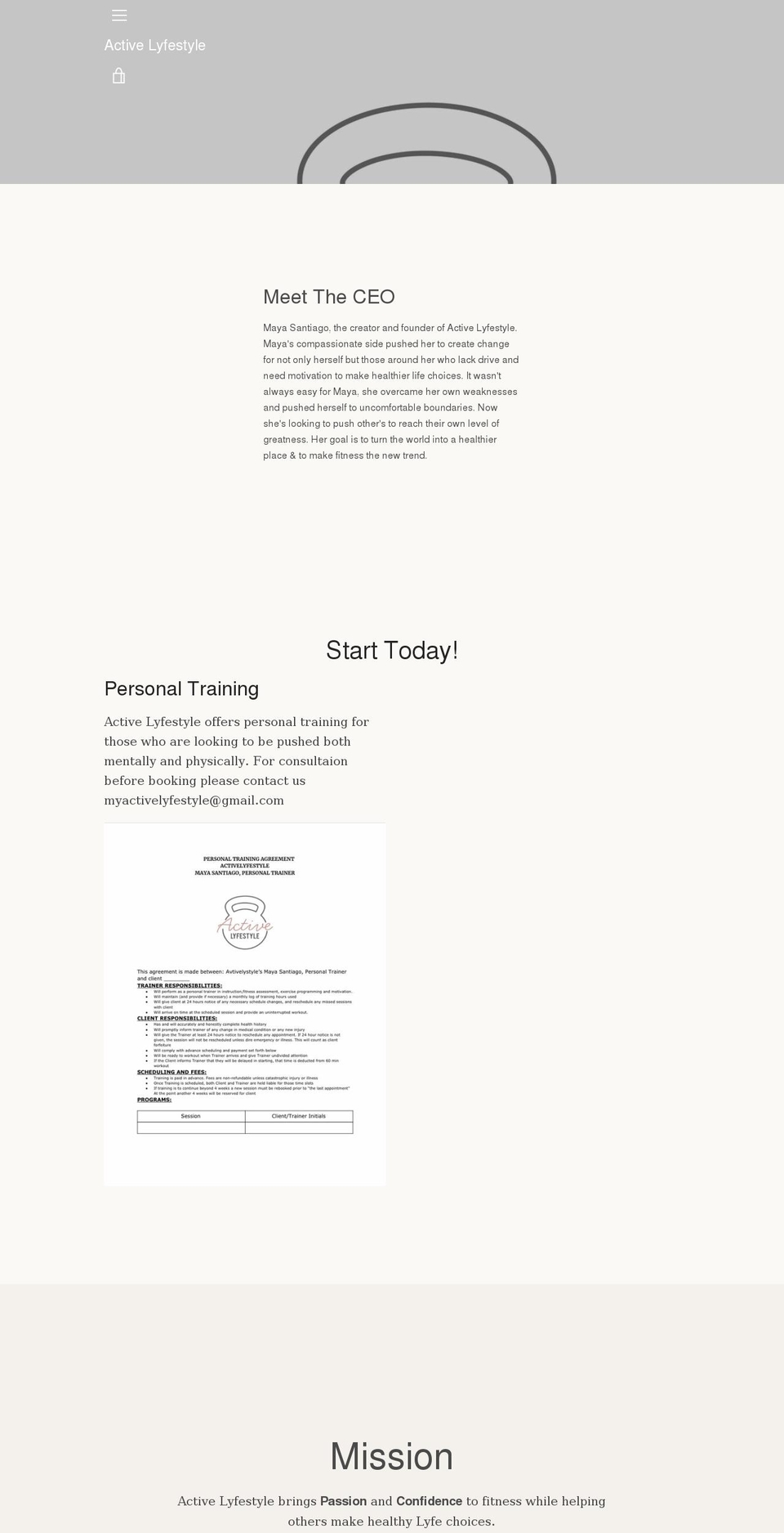 myactivelyfestyle.com shopify website screenshot