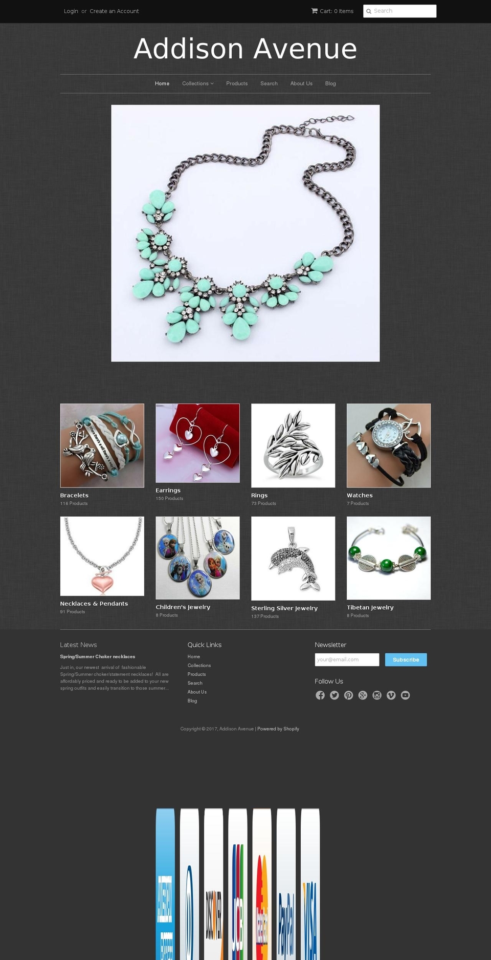 myaddison.com shopify website screenshot