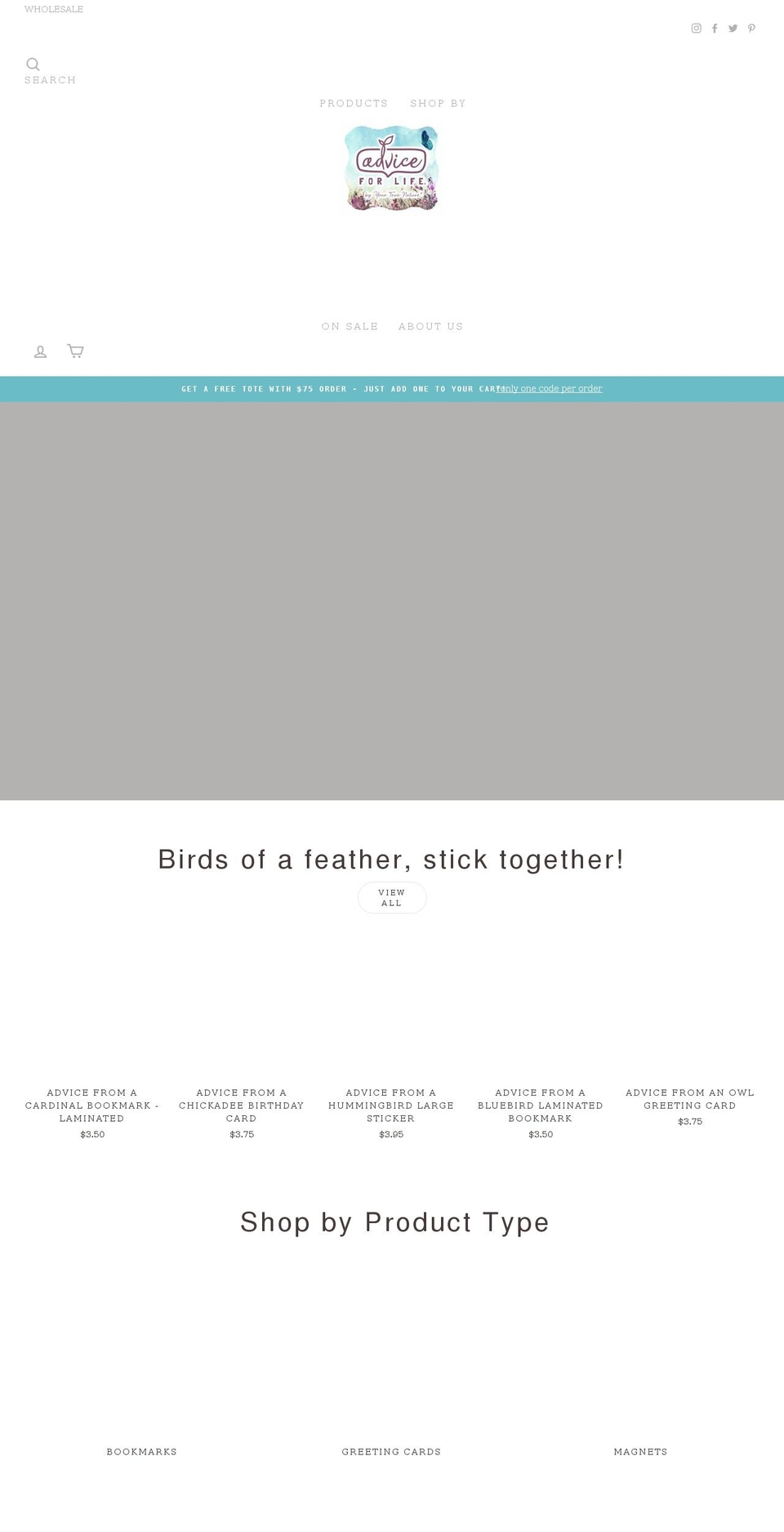 myadviceforlife.com shopify website screenshot