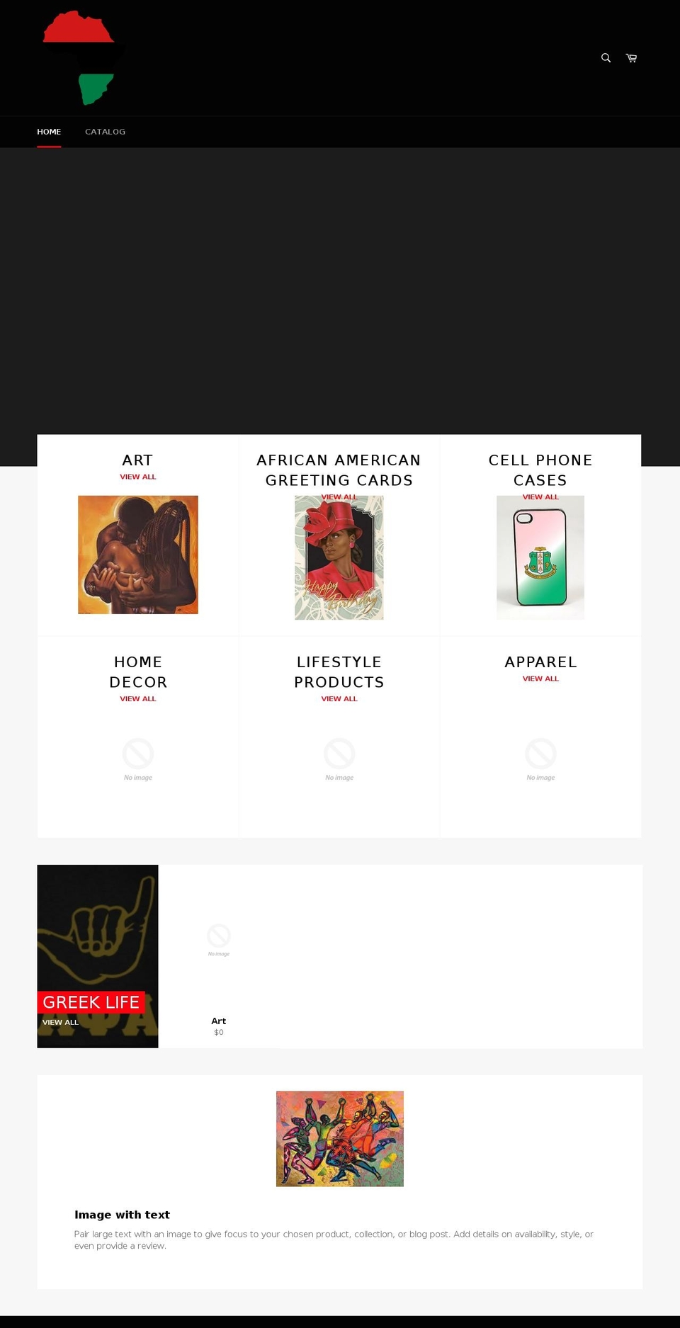 myafrocentric.com — Shopify storefront screenshot