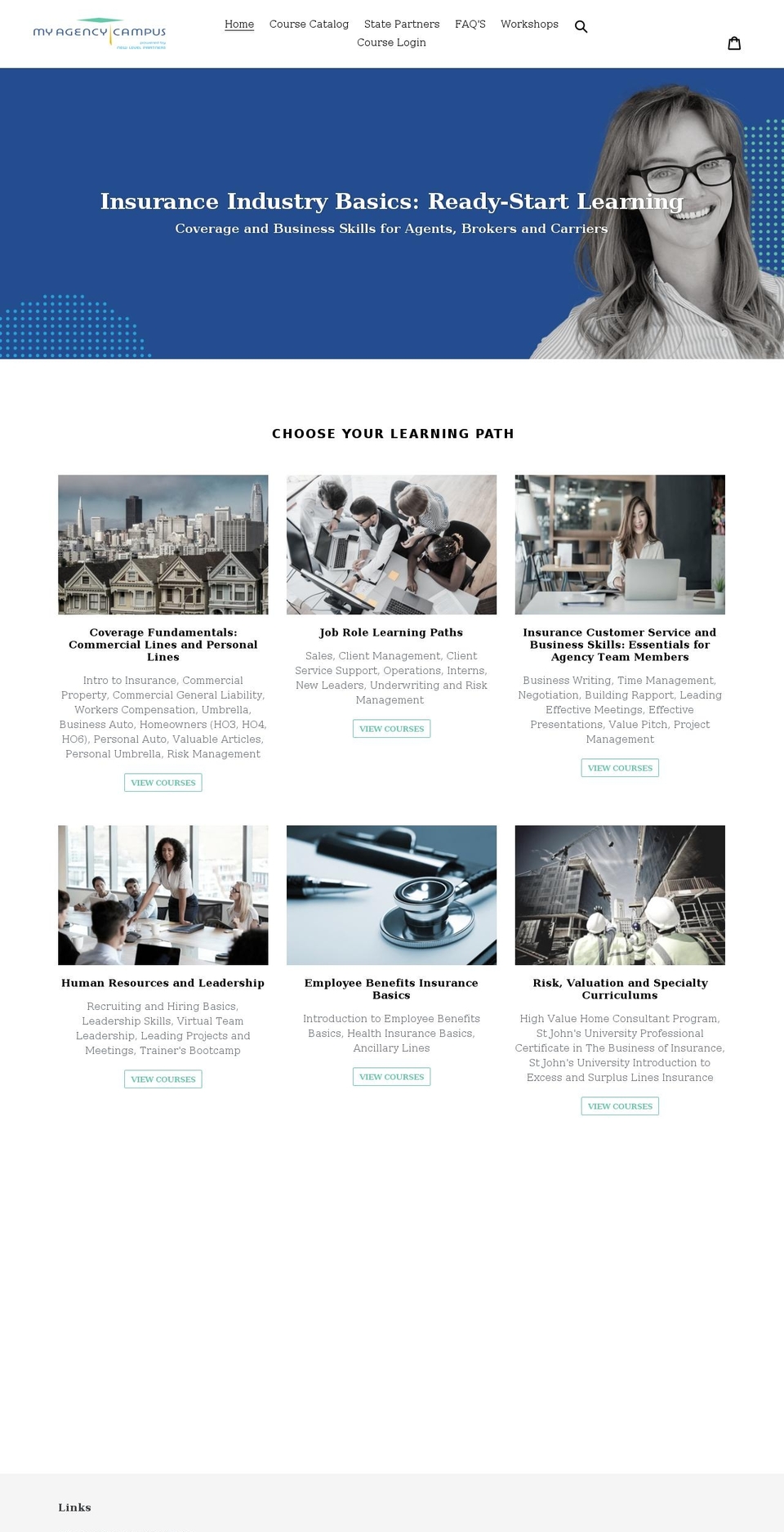 myagencycampus.com shopify website screenshot