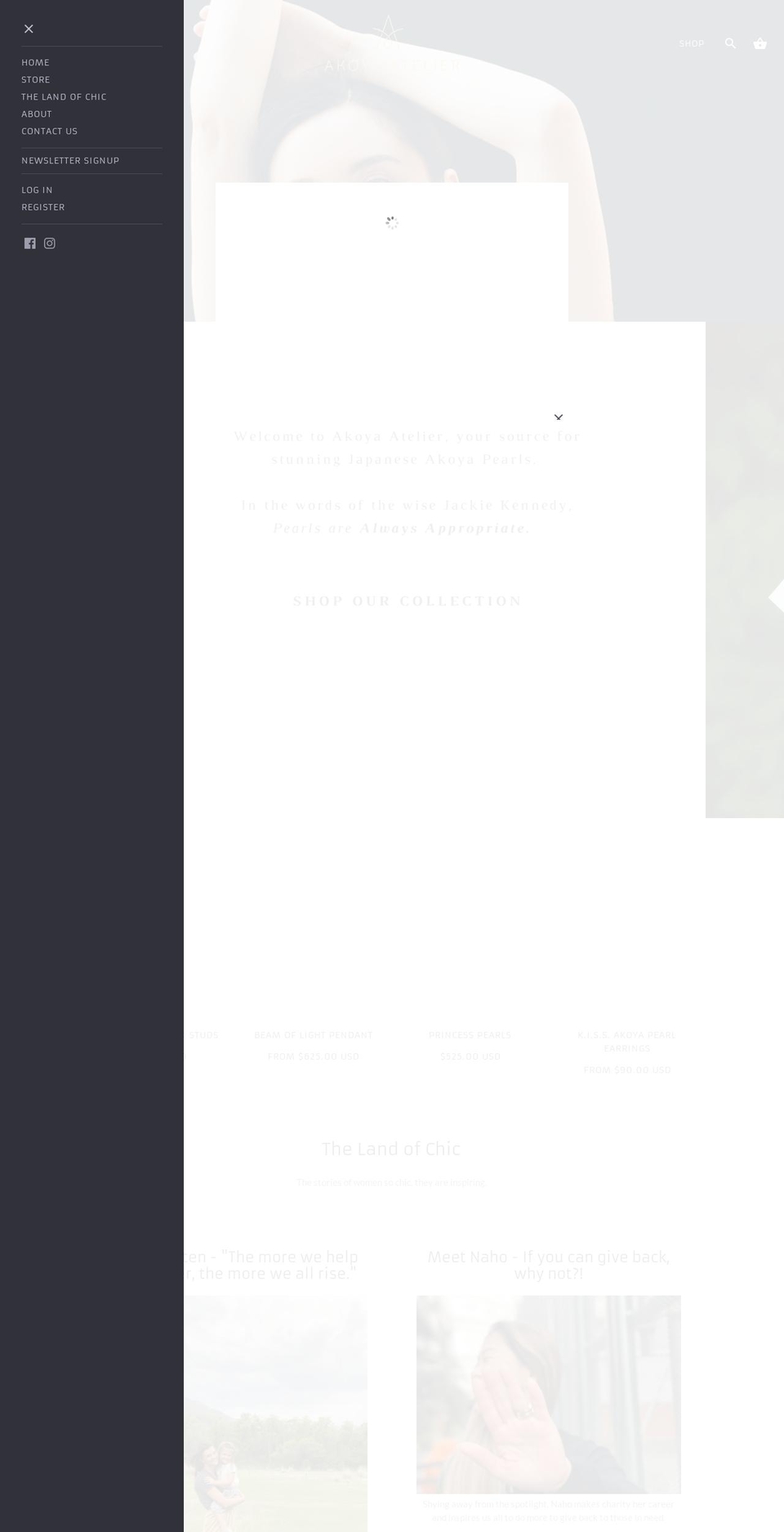 myakoyas.com — Shopify storefront screenshot