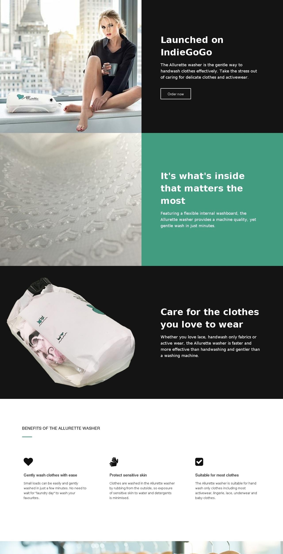 myallurette.com shopify website screenshot