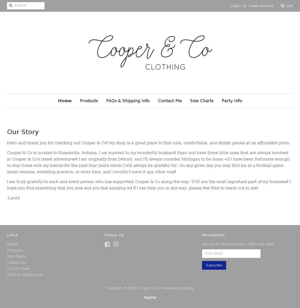 myameliajamesbylc.com — Shopify storefront screenshot
