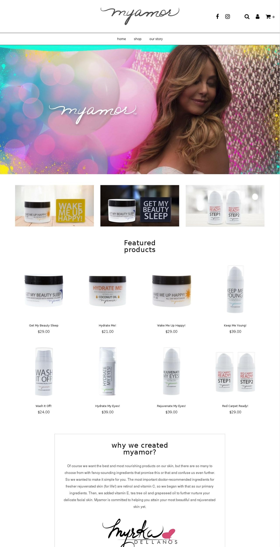 myamorogranic.com — Shopify storefront screenshot
