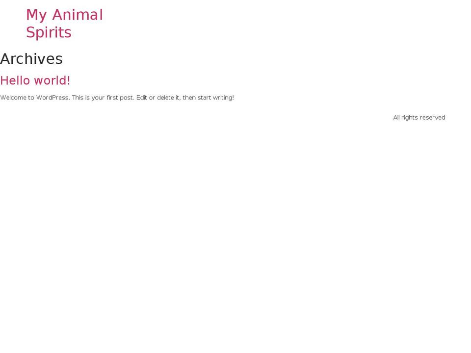 breedbiztheme Shopify theme site example myanimalspirits.com