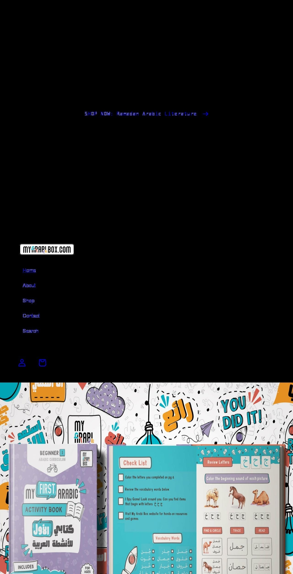 myarabibox.com shopify website screenshot