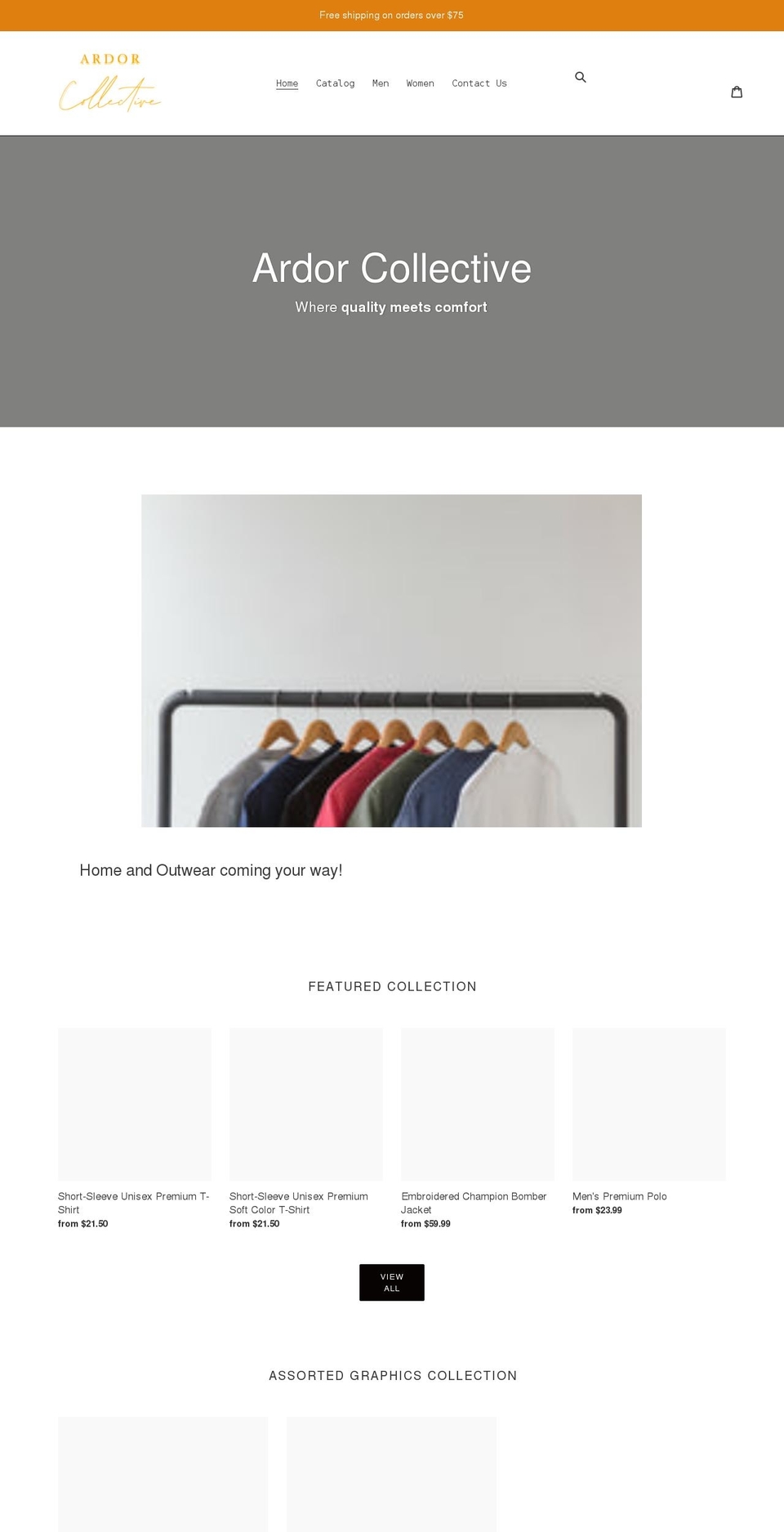 myardorcollective.com shopify website screenshot