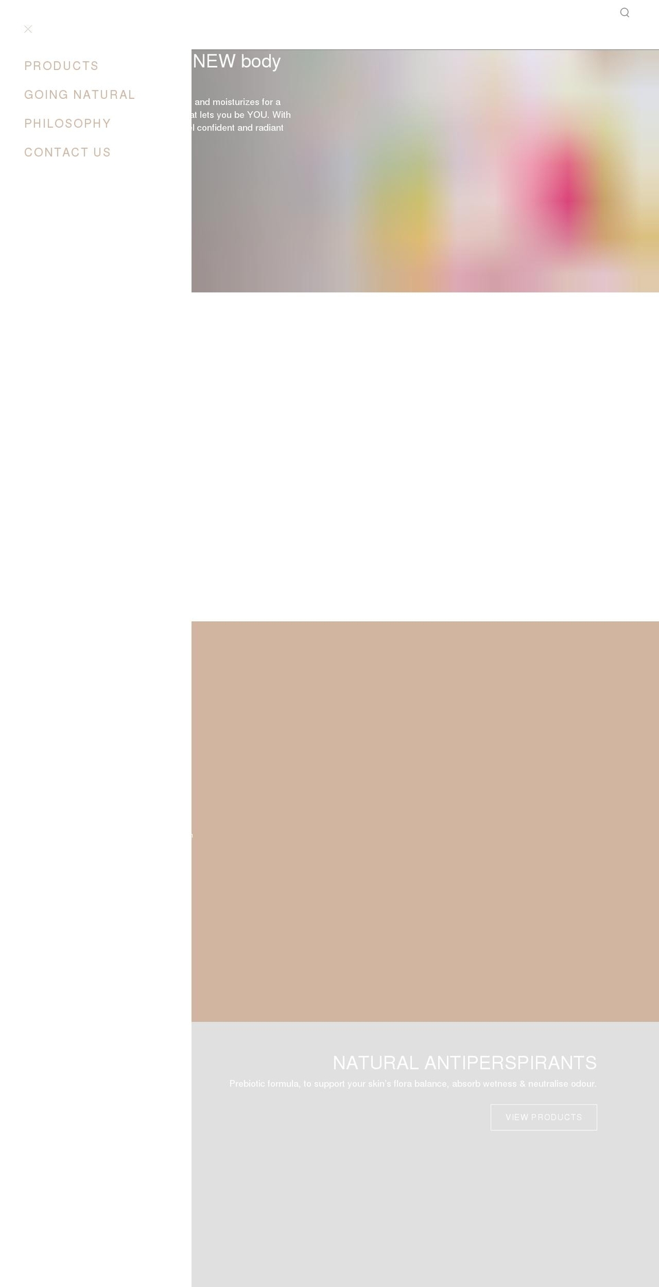 myauraorganics.com shopify website screenshot