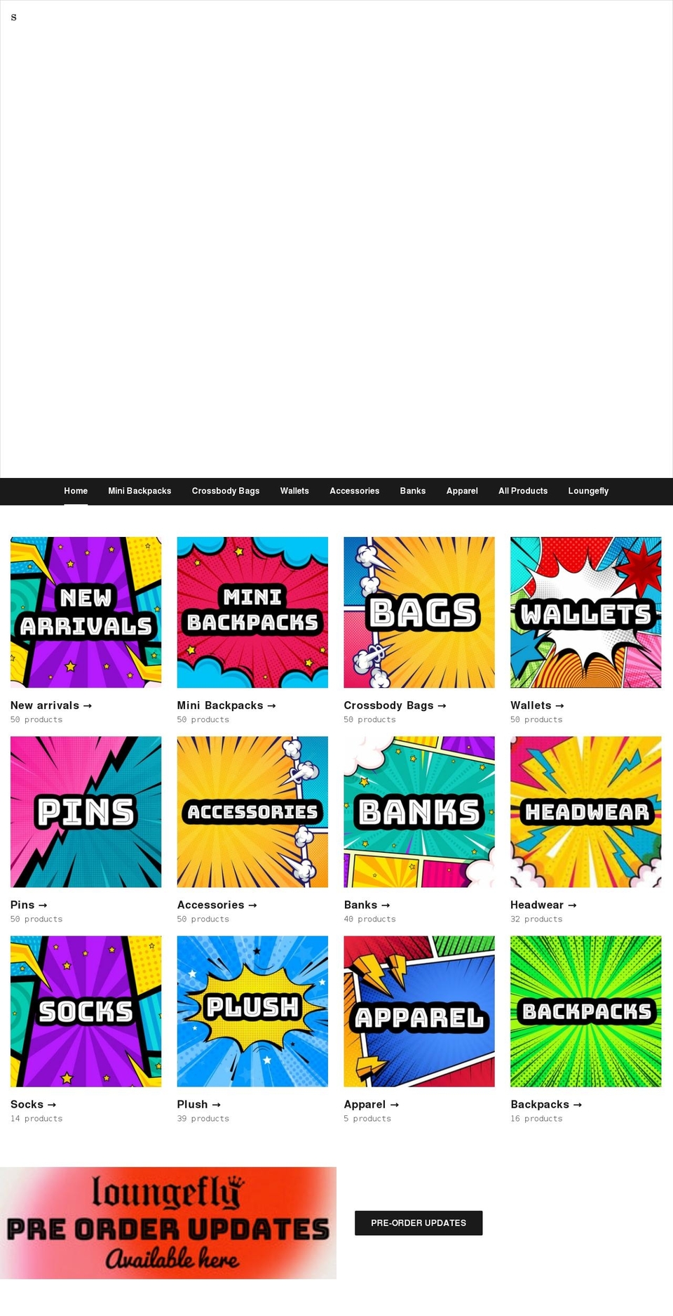 myawesomecollectibles.com shopify website screenshot