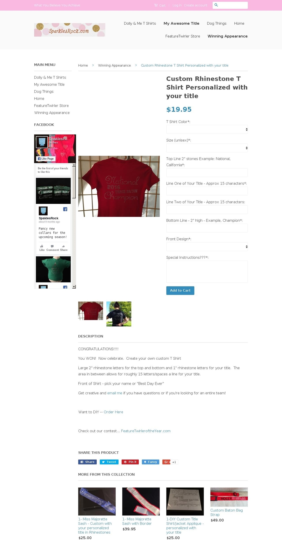 myawesometitle.com shopify website screenshot