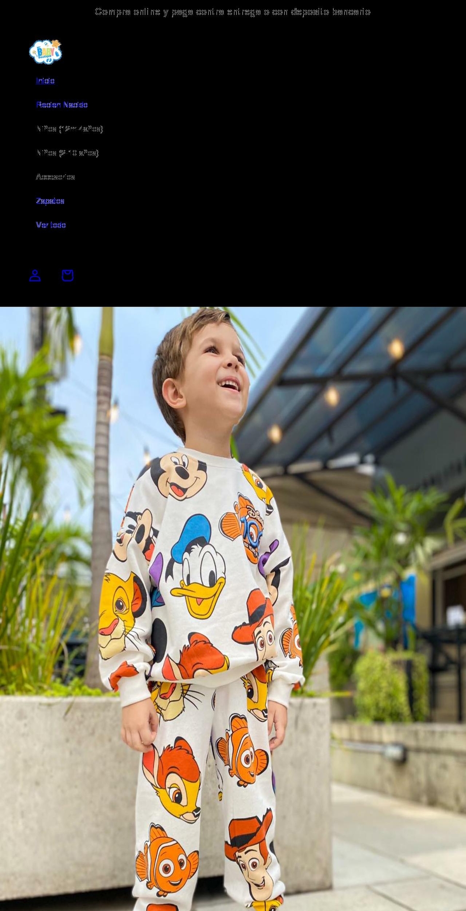 mybabyboutiquebolivia.com shopify website screenshot