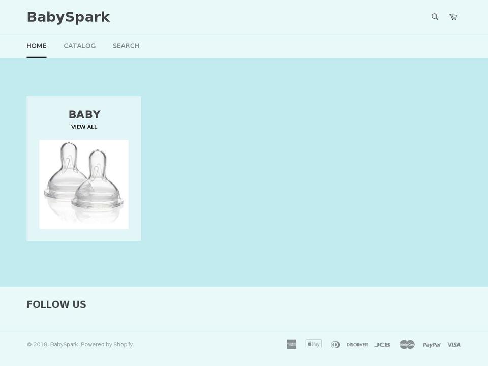 mybabyspark.com — Shopify storefront screenshot