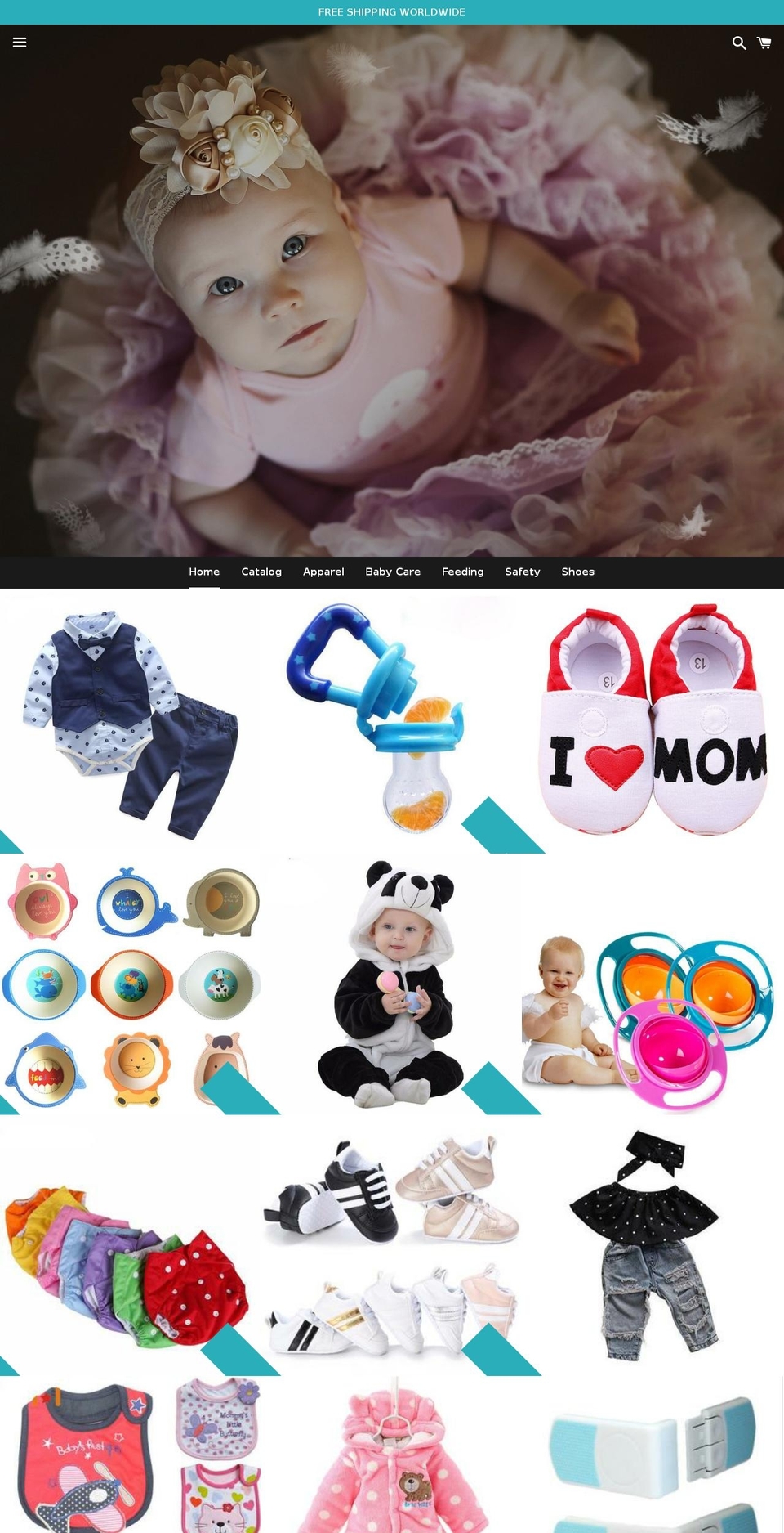 mybabywishes.com — Shopify storefront screenshot