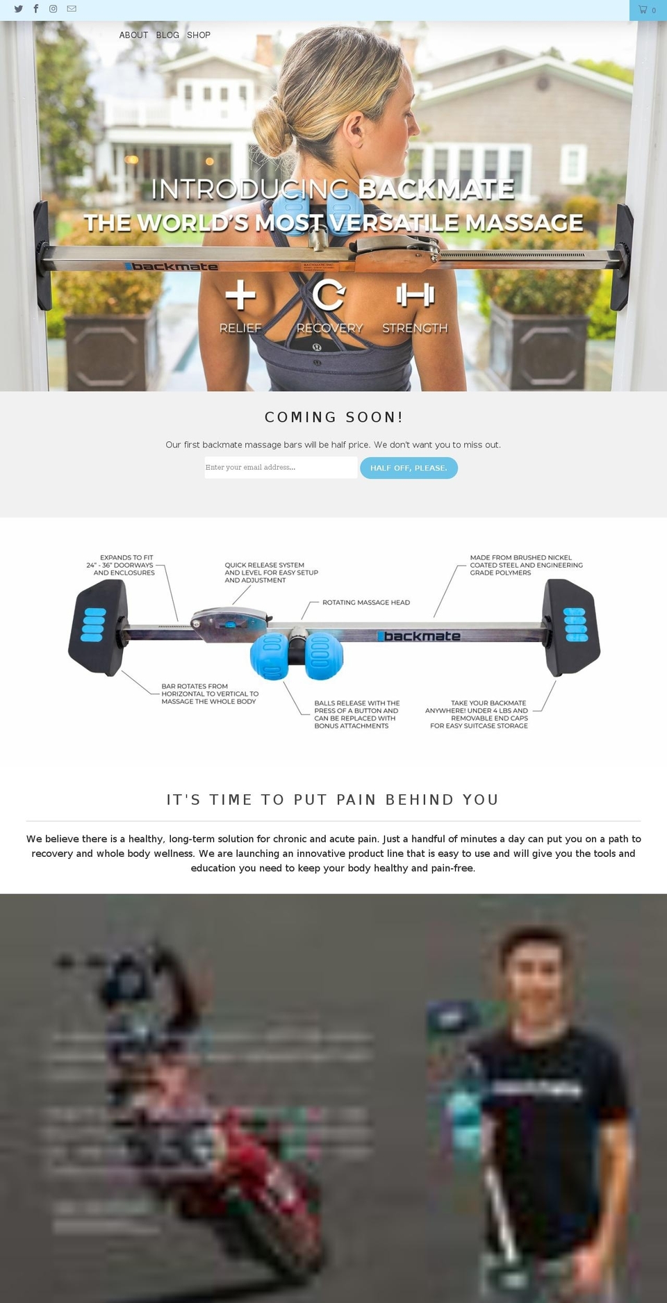 mybackmate.com shopify website screenshot