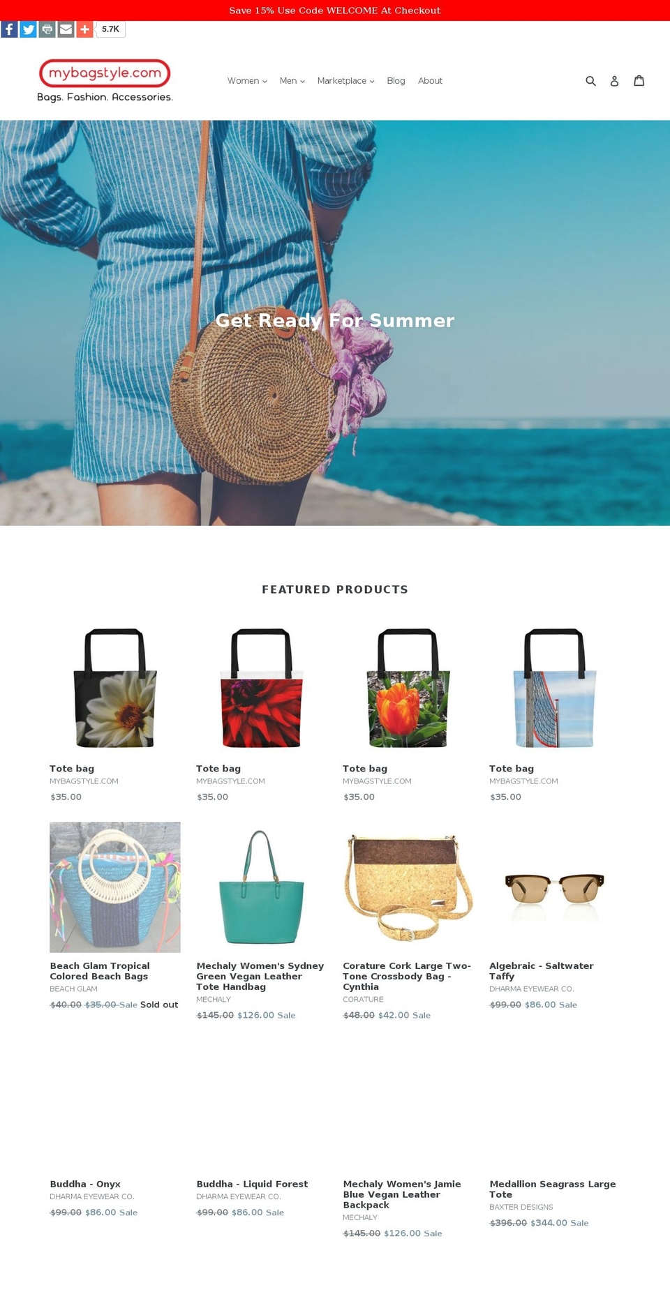mybagstyle.com — Shopify storefront screenshot