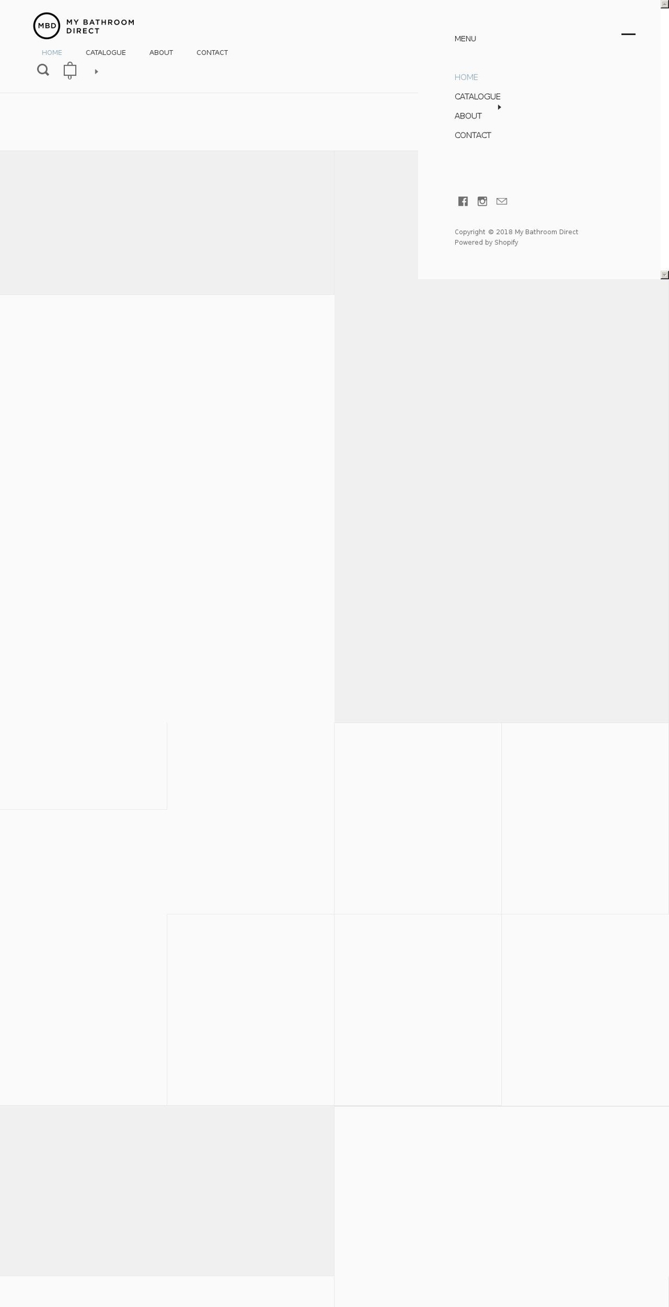 mybathroomdirect.com — Shopify storefront screenshot