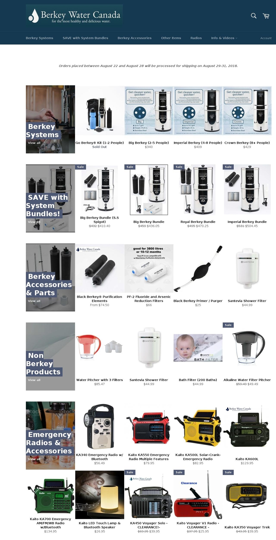 myberkeywater.com shopify website screenshot