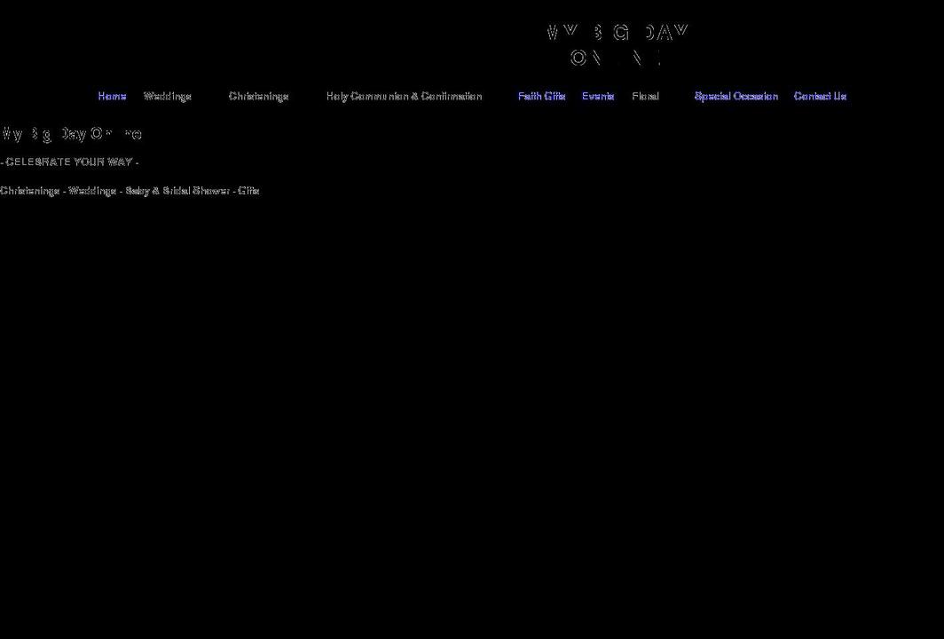 mybigday.net.au shopify website screenshot