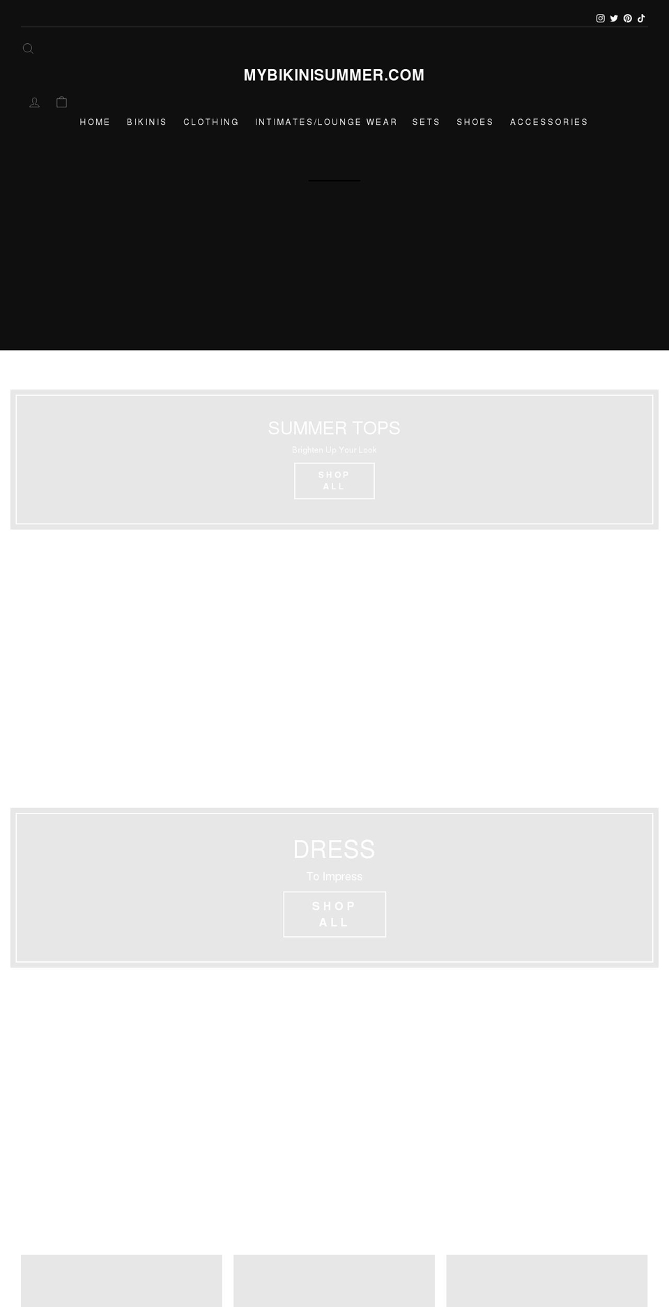 mybikinisummer.com shopify website screenshot