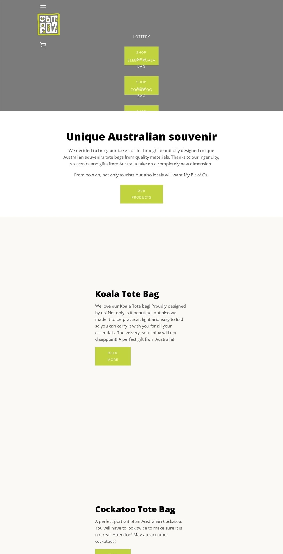 mybitofoz.com — Shopify storefront screenshot