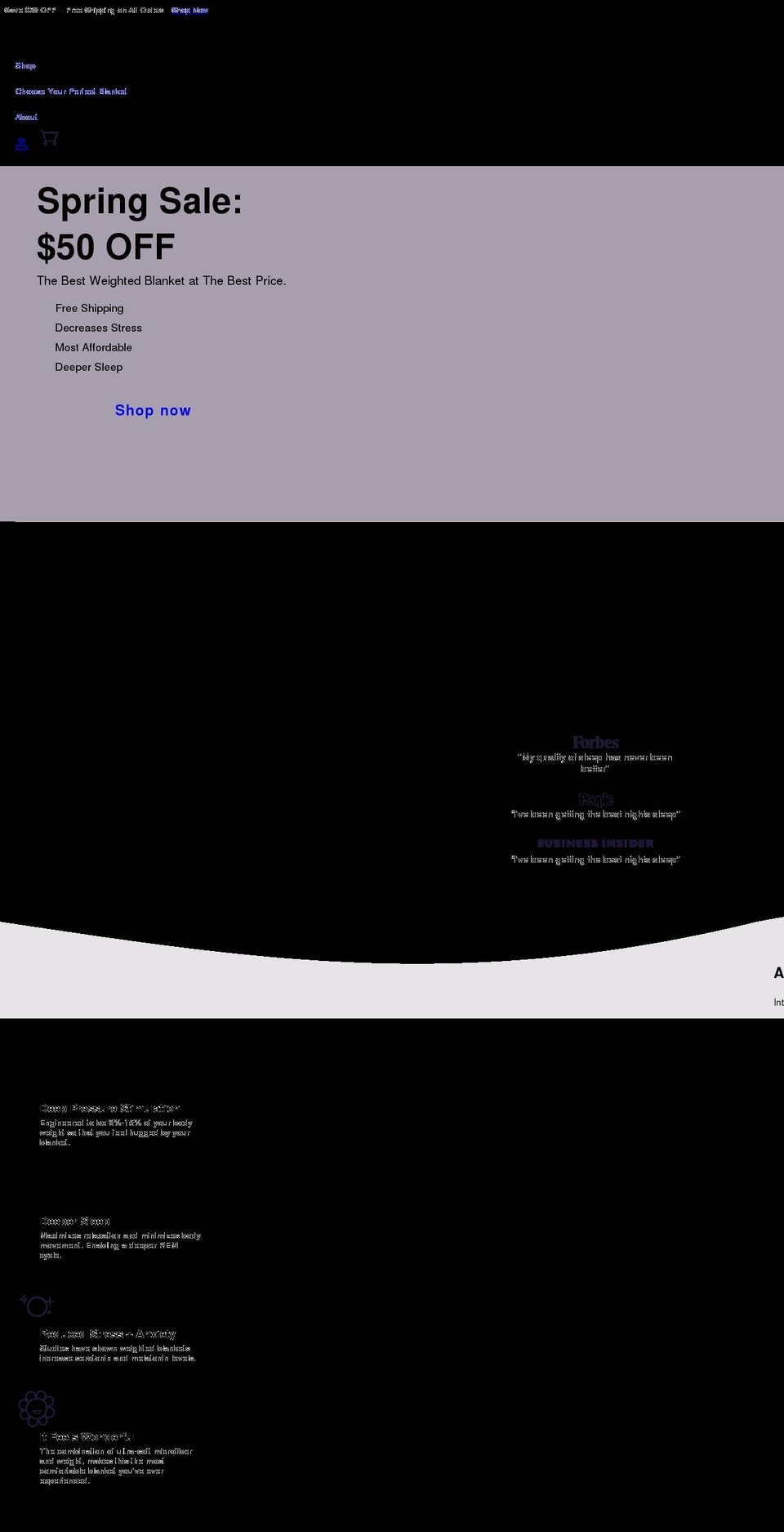 myblanquil.com — Shopify storefront screenshot