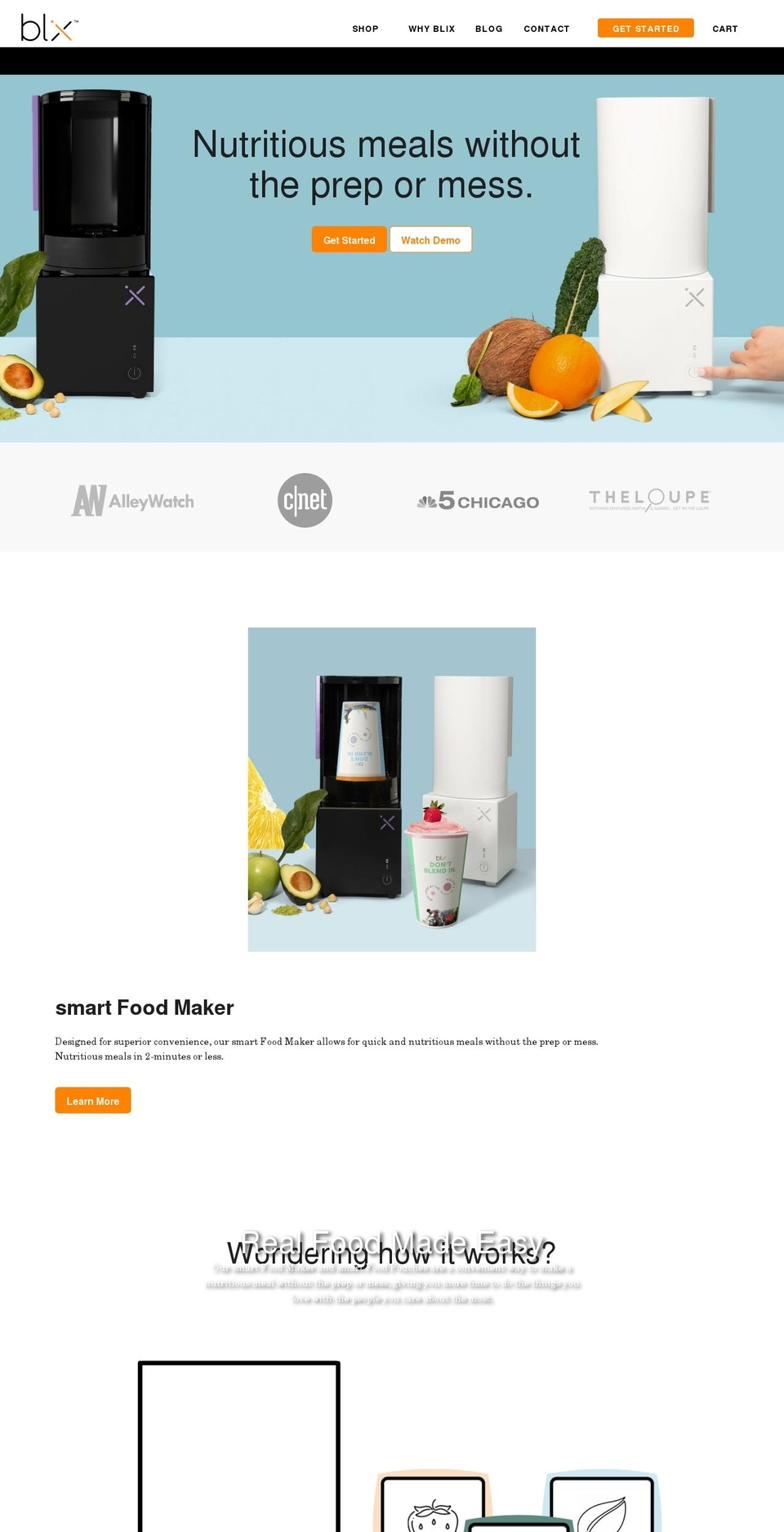 myblix.com shopify website screenshot