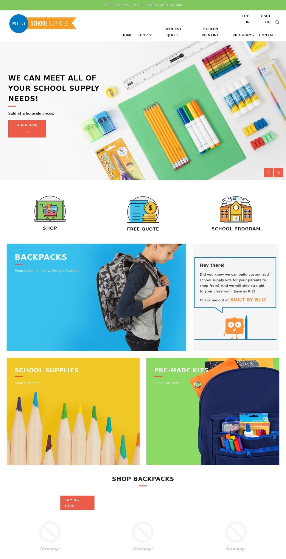 mybluesource.com — Shopify storefront screenshot