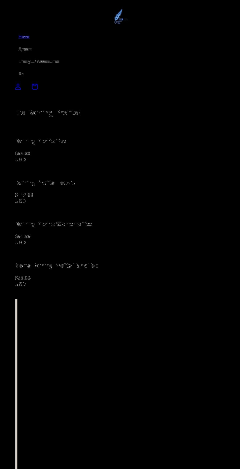 myblupen.com shopify website screenshot