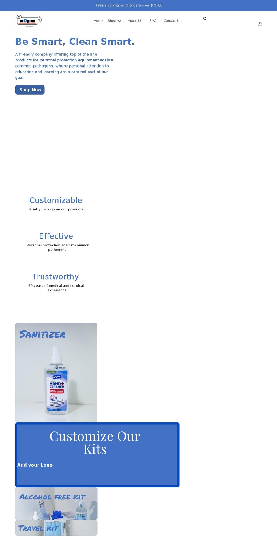 mybodguard.com shopify website screenshot