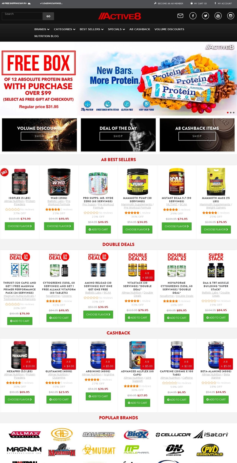 mybodybuilding.ca shopify website screenshot