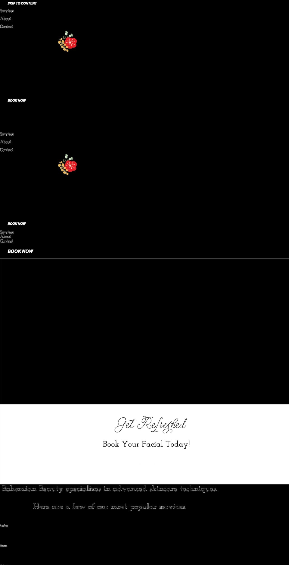 mybohobeauty.com — Shopify storefront screenshot