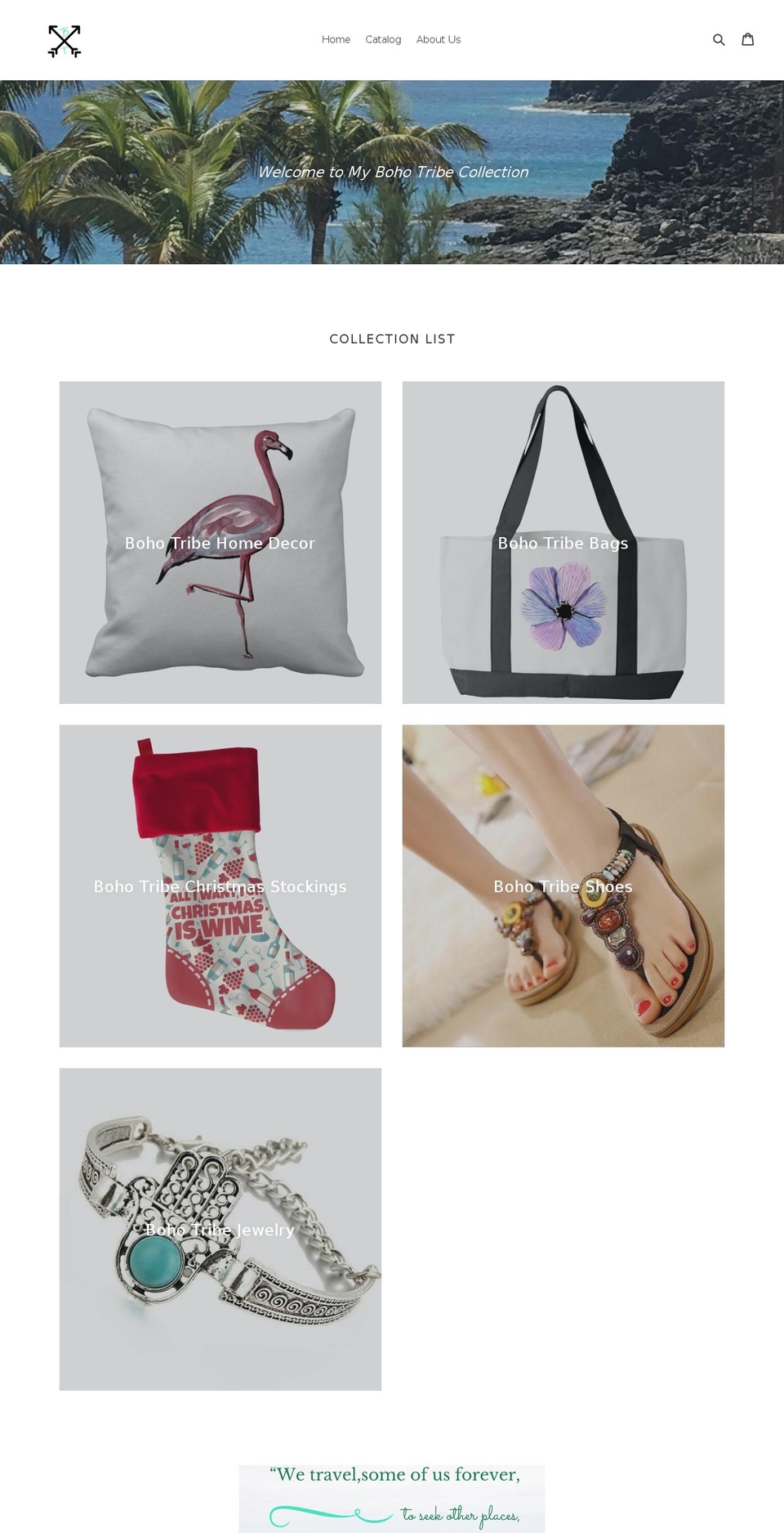 mybohotribe.com — Shopify storefront screenshot