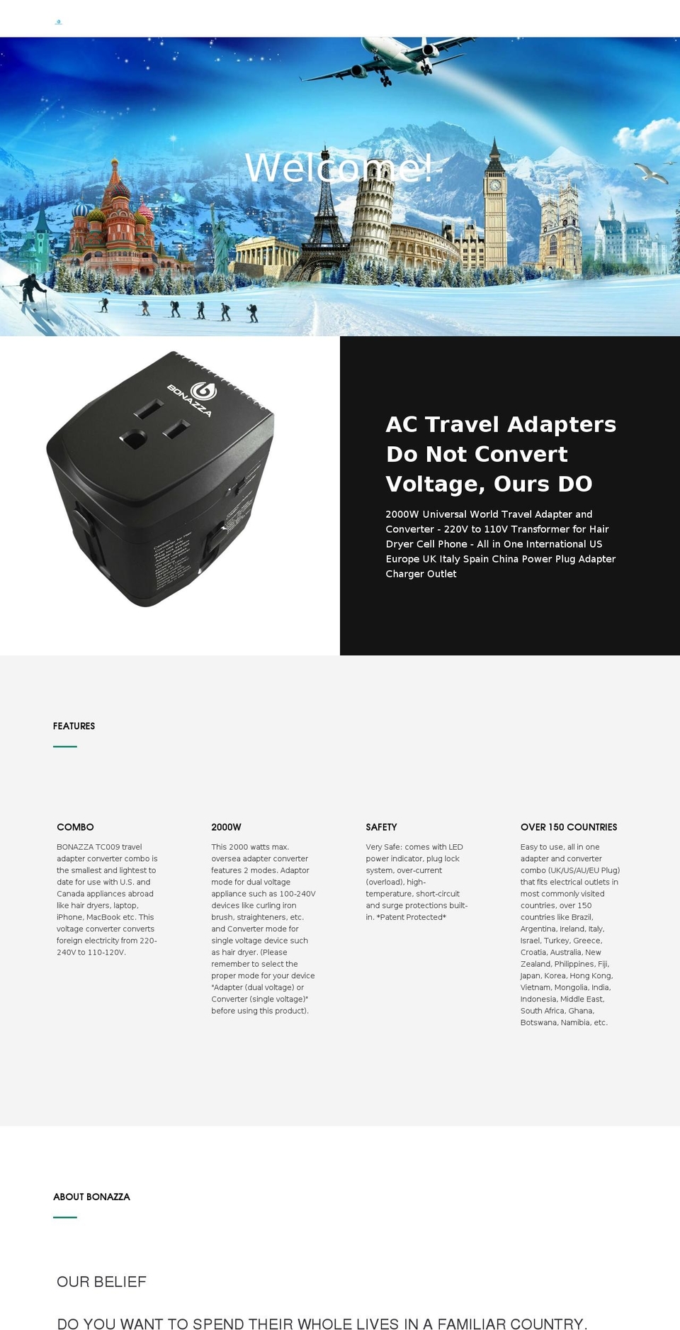 Shopify-products Shopify theme site example mybonazza.com