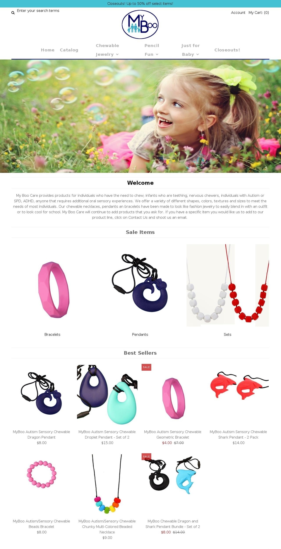 myboocare.com — Shopify storefront screenshot
