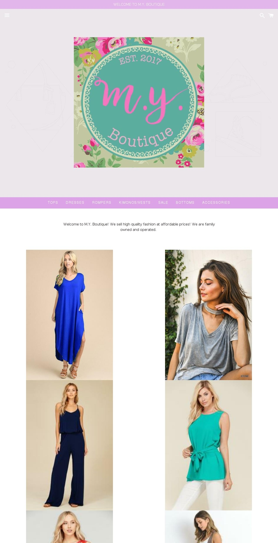 myboutiquecs.com — Shopify storefront screenshot