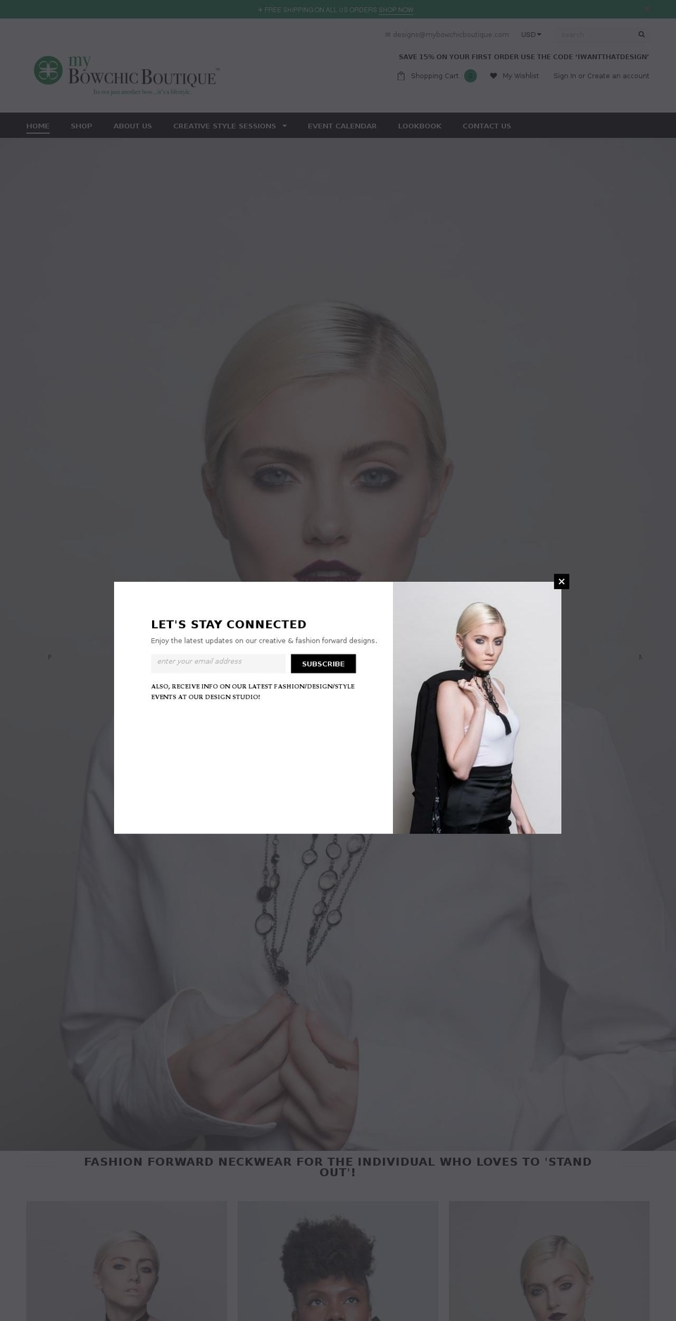 mybowchicboutique.com — Shopify storefront screenshot