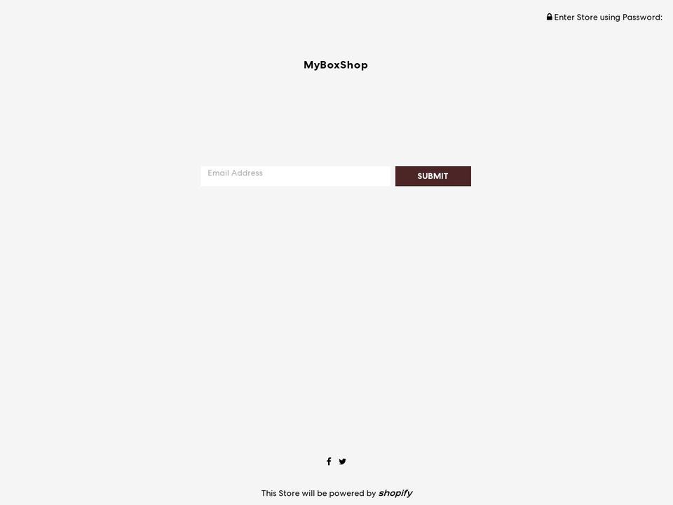 myboxshop.com shopify website screenshot