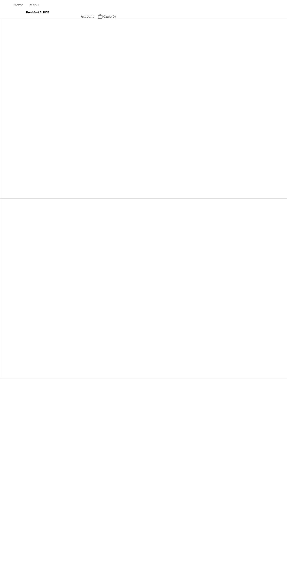 mybreakfastzone.com shopify website screenshot