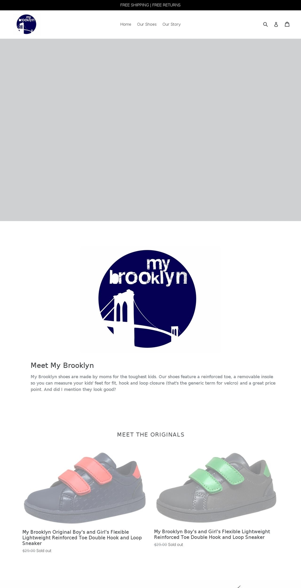 mybrooklynshoes.com shopify website screenshot