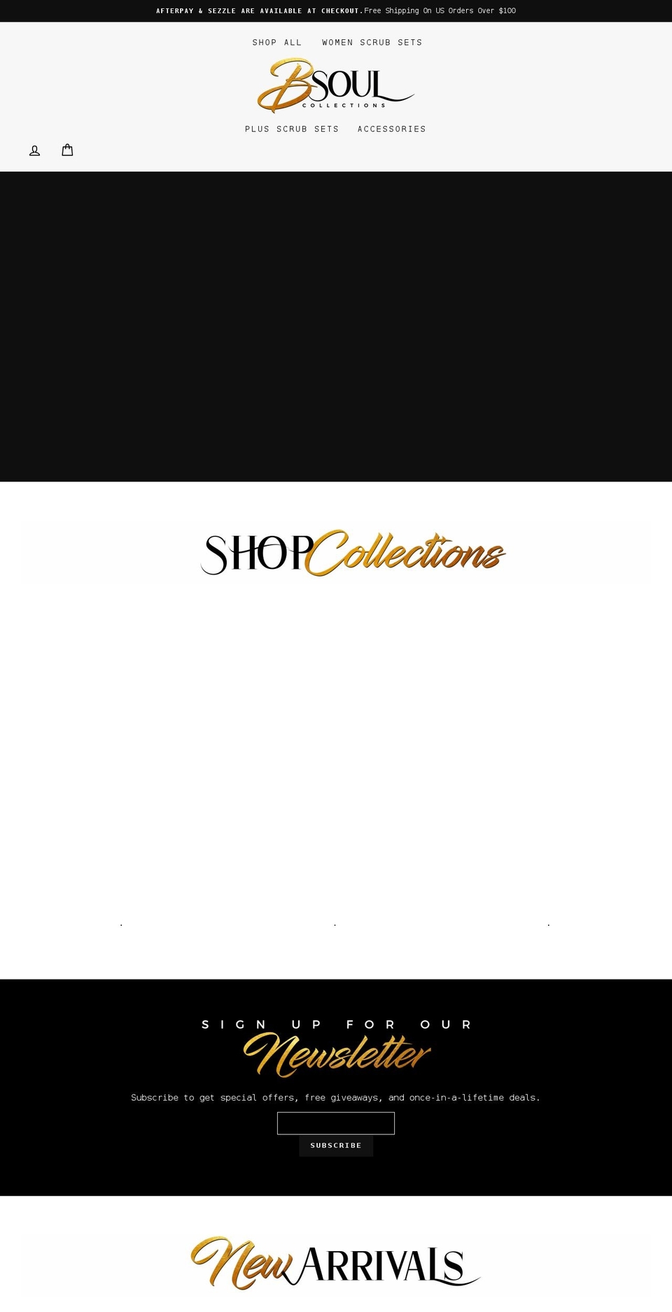 mybsoul.com shopify website screenshot