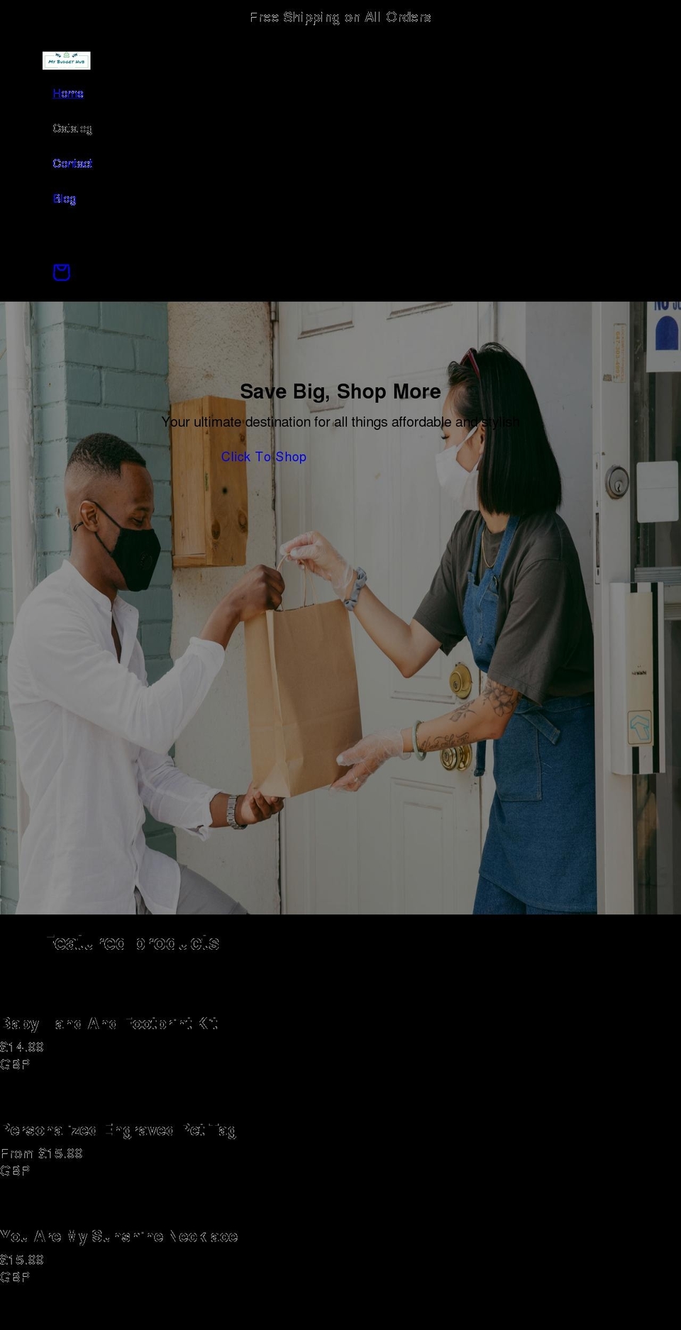 mybudgethub.com shopify website screenshot